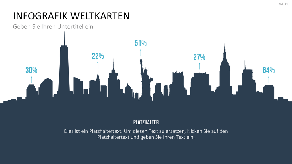 Weltkarte PowerPoint-Vorlage