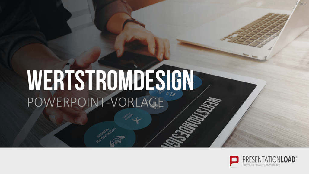 Wertstromdesign PowerPoint-Vorlage