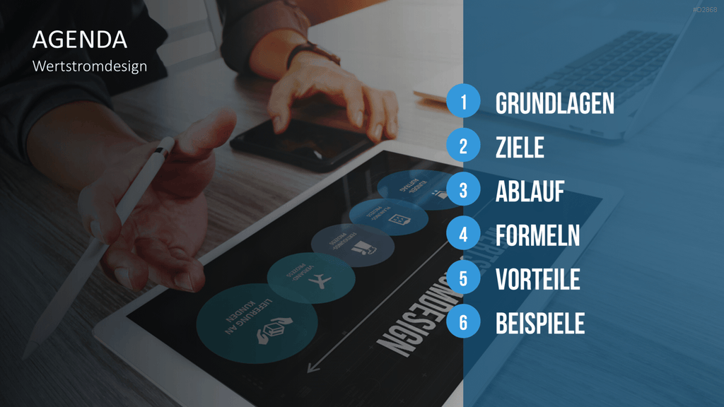 Wertstromdesign PowerPoint-Vorlage