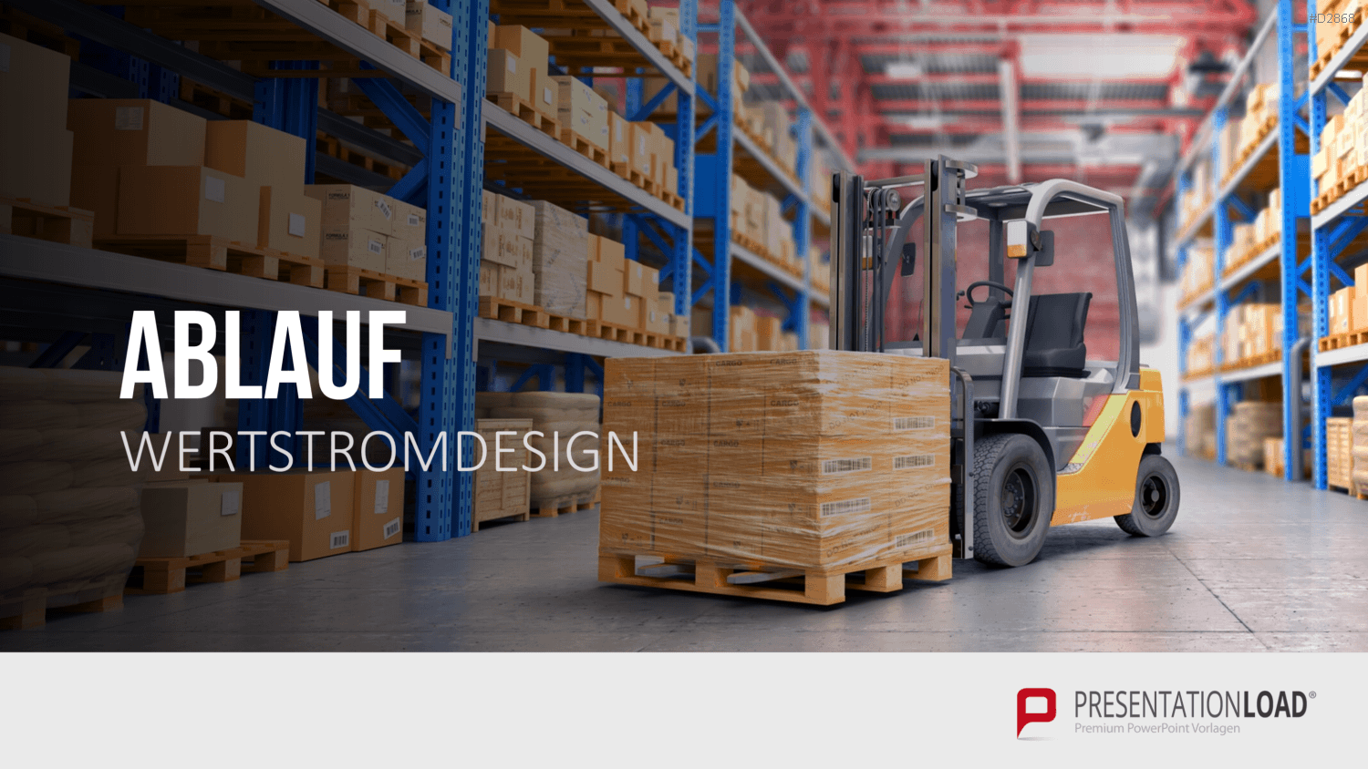 Wertstromdesign PowerPoint-Vorlage