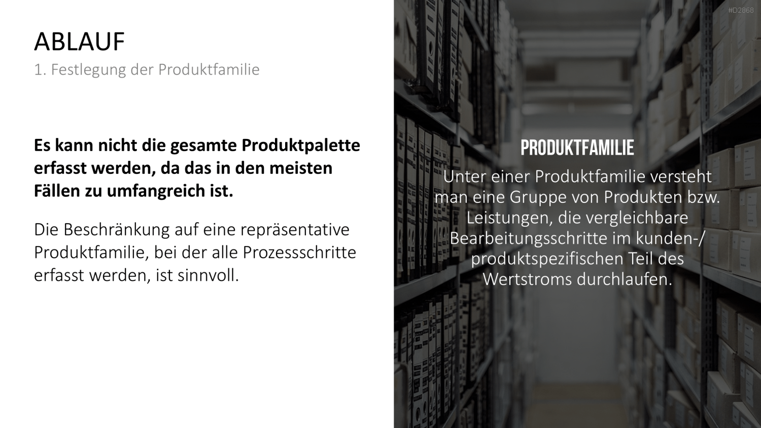 Wertstromdesign PowerPoint-Vorlage