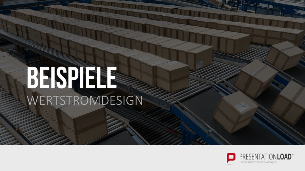 Wertstromdesign PowerPoint-Vorlage