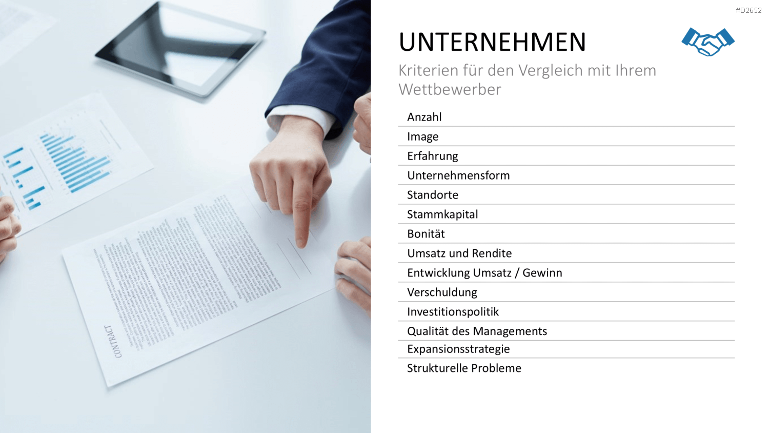 Wettbewerbsanalyse PowerPoint-Vorlage