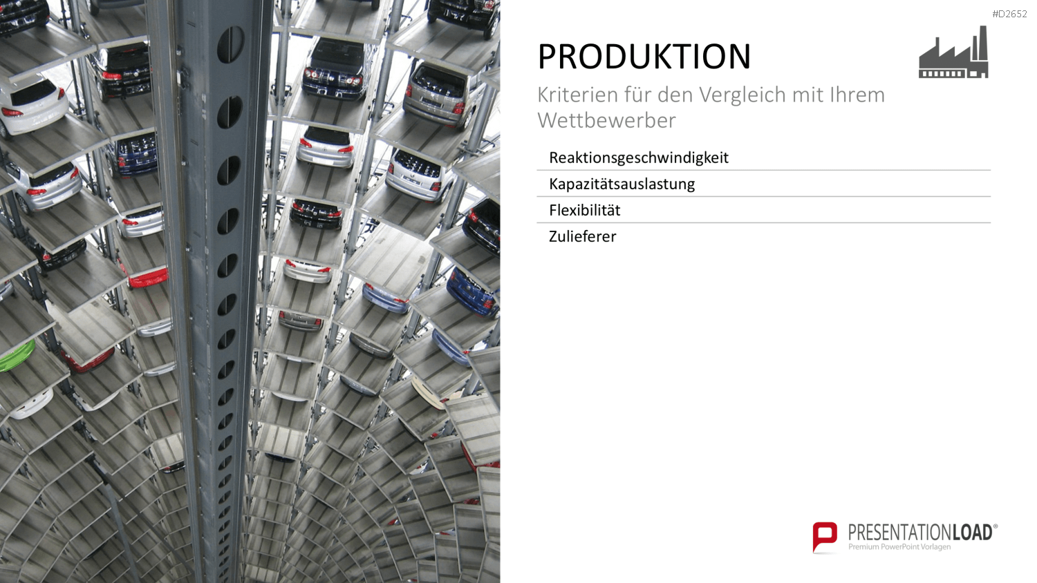 Wettbewerbsanalyse PowerPoint-Vorlage