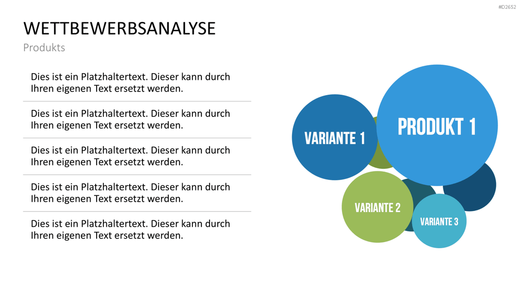 Wettbewerbsanalyse PowerPoint-Vorlage