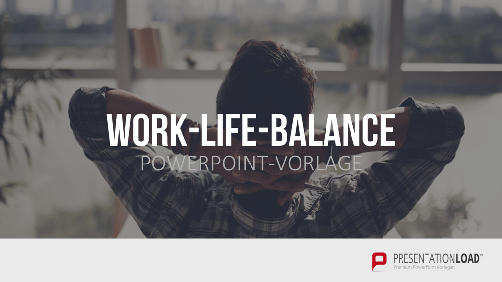 Work-Life-Balance PowerPoint-Vorlage