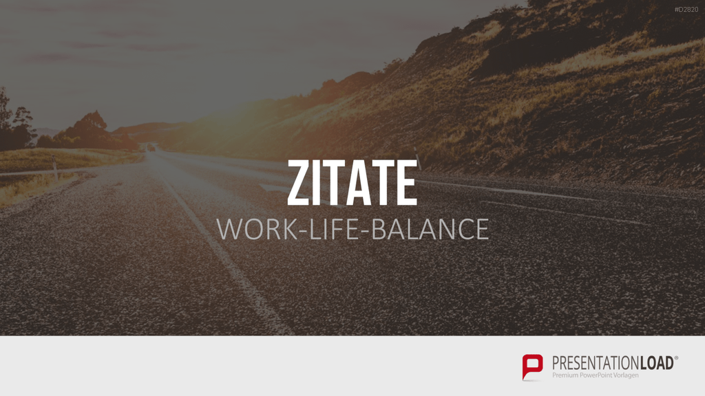 Work-Life-Balance PowerPoint-Vorlage