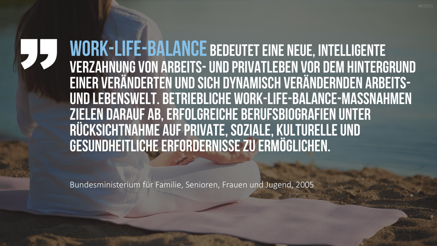 Work-Life-Balance PowerPoint-Vorlage
