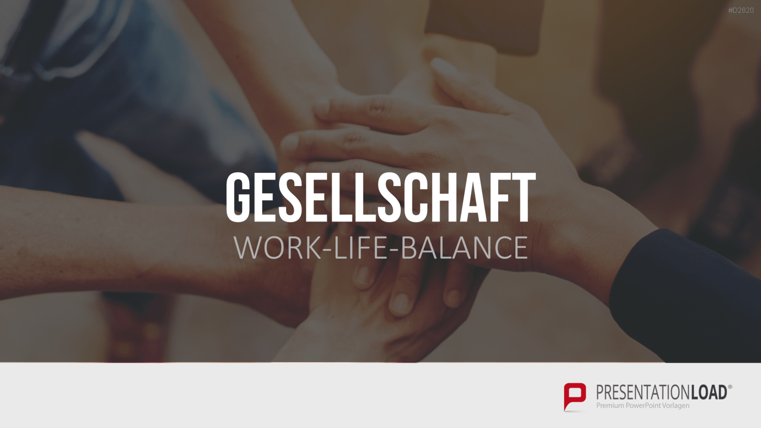 Work-Life-Balance PowerPoint-Vorlage