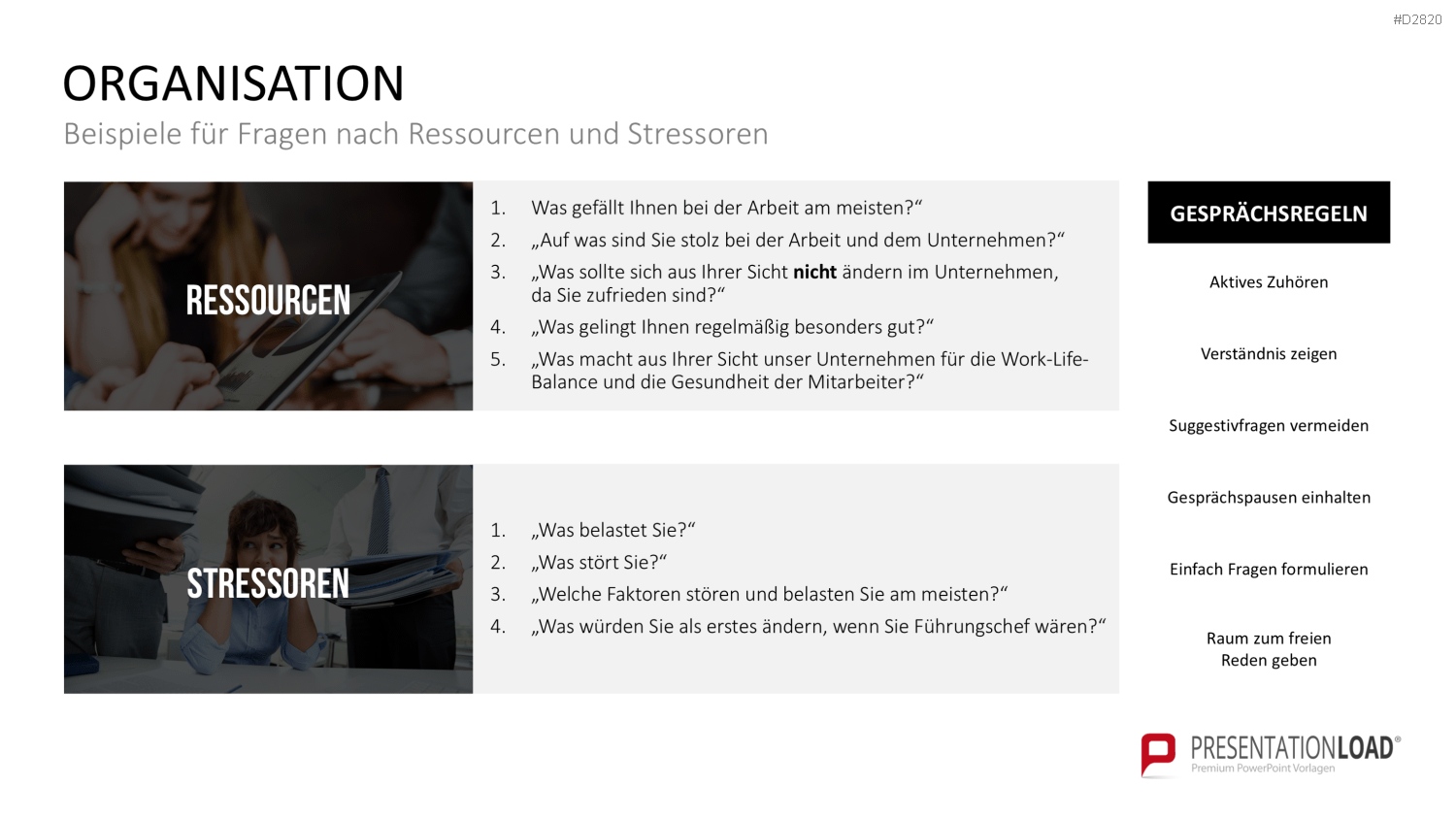 Work-Life-Balance PowerPoint-Vorlage