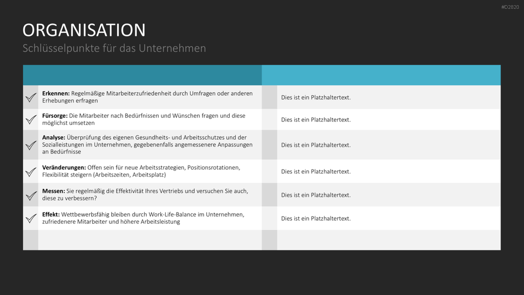 Work-Life-Balance PowerPoint-Vorlage