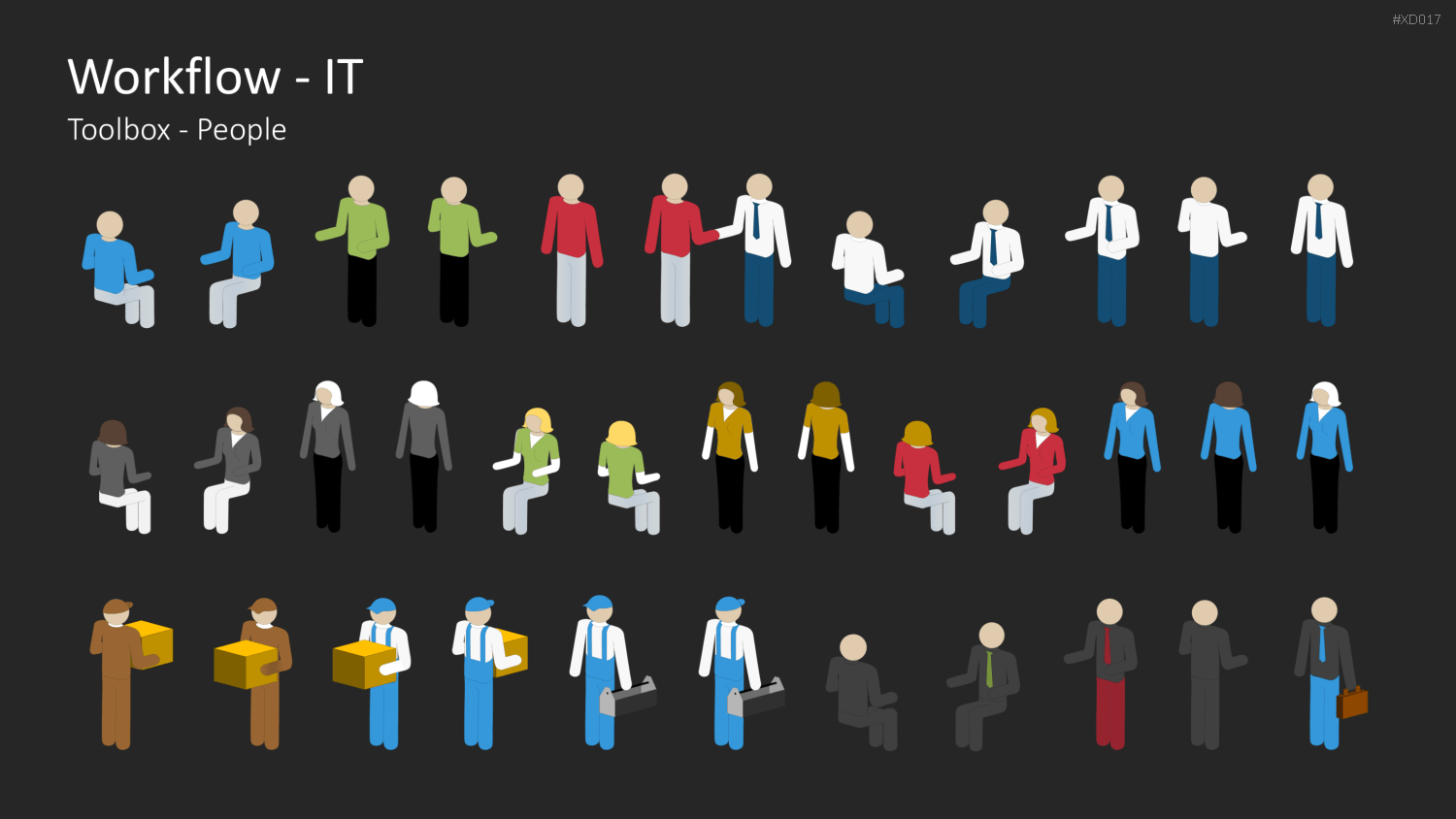 Workflow - Bundle PowerPoint-Vorlage