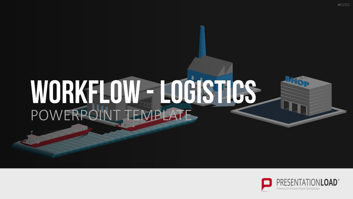 Workflow - Logistik PowerPoint-Vorlage