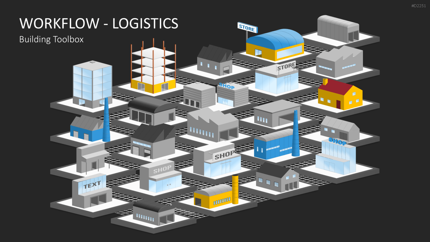 Workflow - Logistik PowerPoint-Vorlage