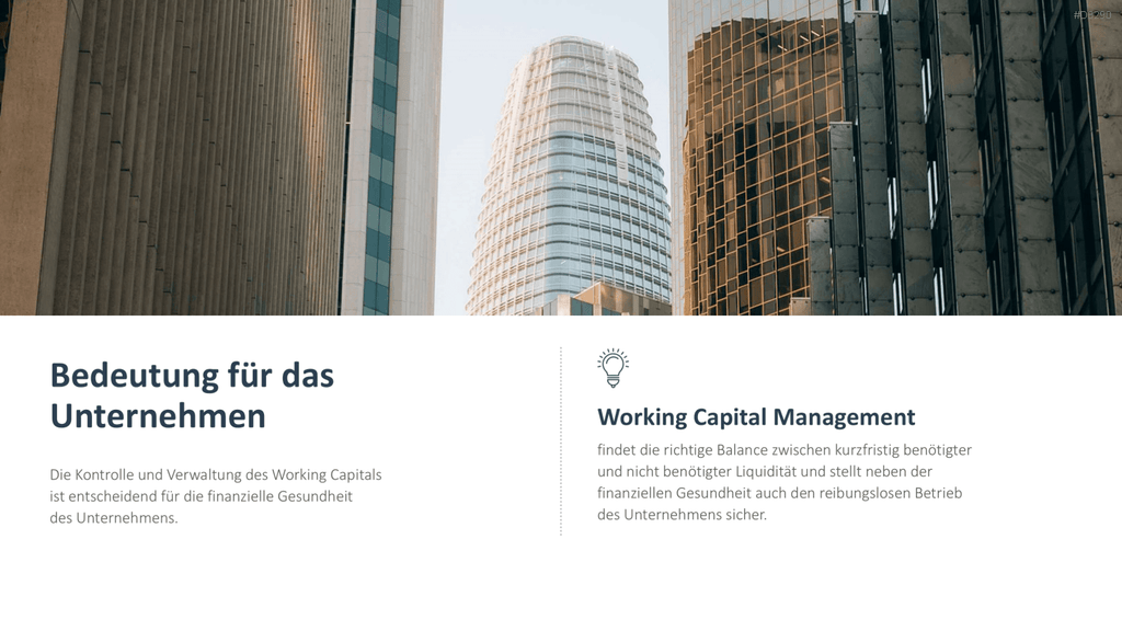 Working Capital Management PowerPoint-Vorlage