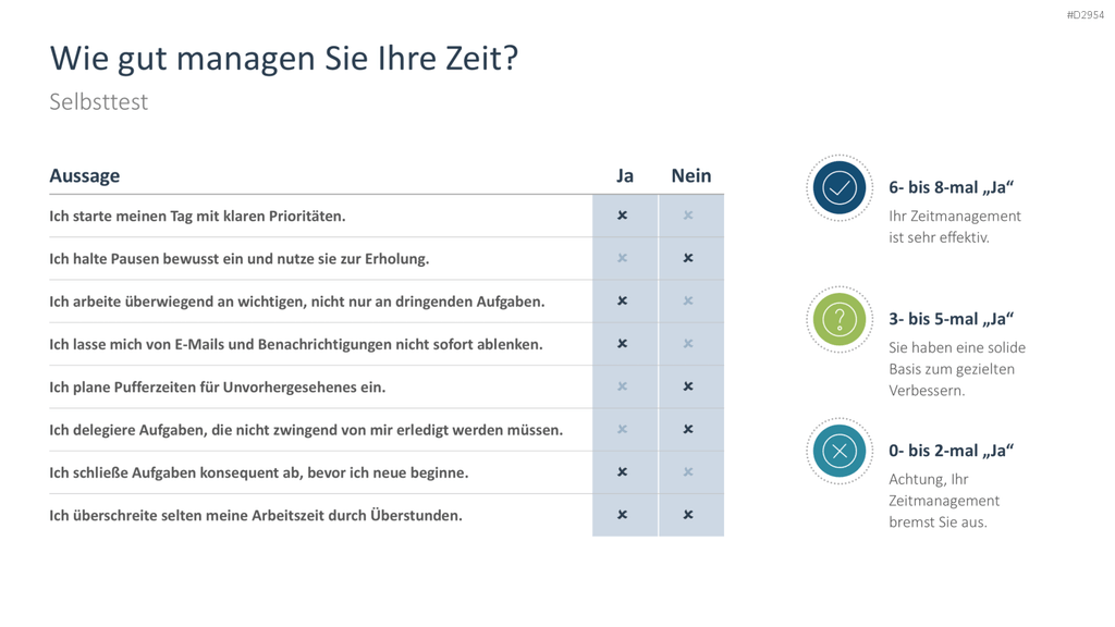 Zeitmanagement PowerPoint-Vorlage