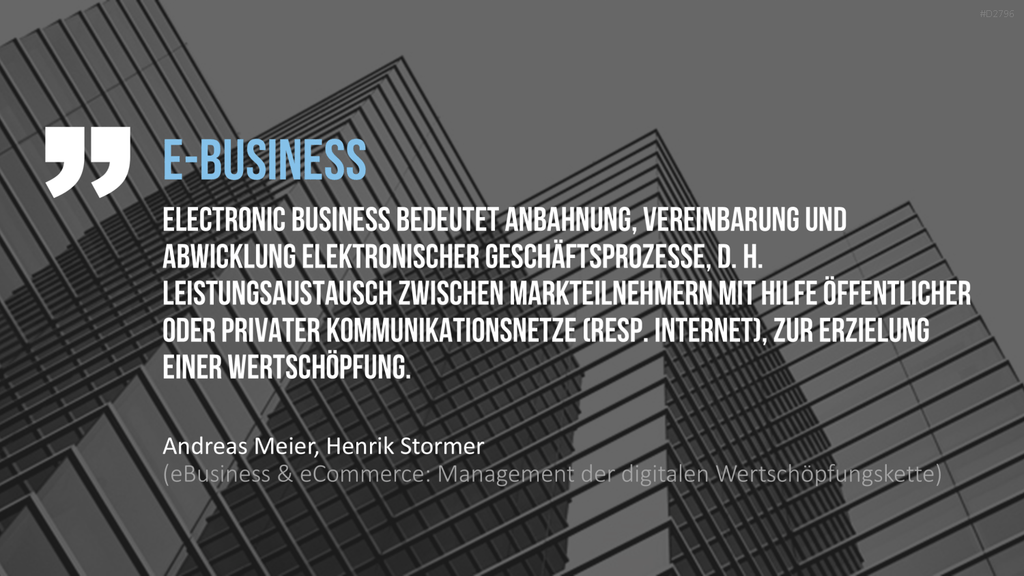 E-Business & E-Commerce PowerPoint-Vorlage