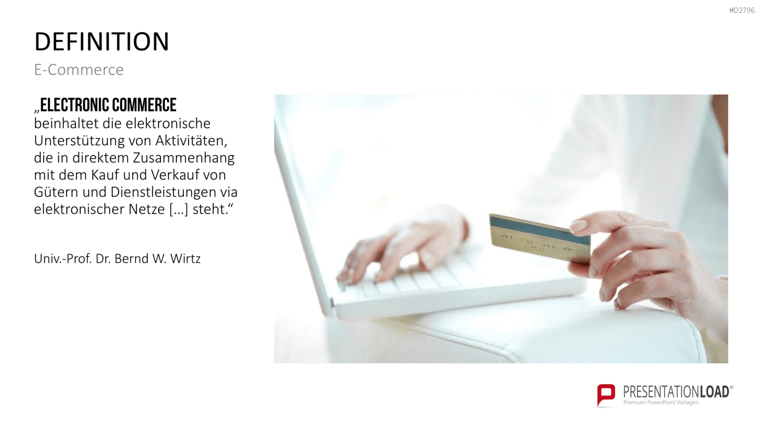 E-Business & E-Commerce PowerPoint-Vorlage